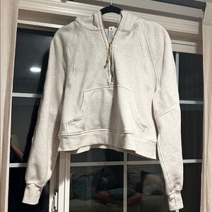 Lululemon Athletica Cream Zip-Up Jacket